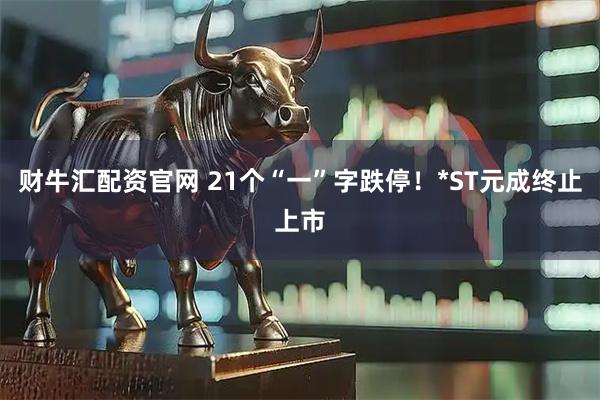 财牛汇配资官网 21个“一”字跌停！*ST元成终止上市