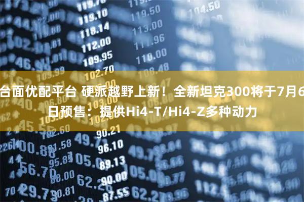 台面优配平台 硬派越野上新！全新坦克300将于7月6日预售：提供Hi4-T/Hi4-Z多种动力